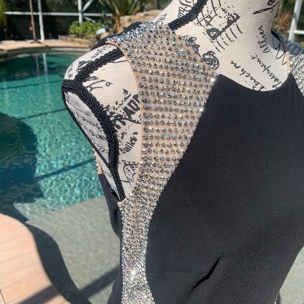 NWT XSCAPE diamond crusted formal dress! GORGEOUS!